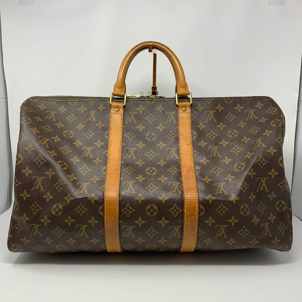 LOUIS VUITTON Keepall 50 Monogram Canvas  travel